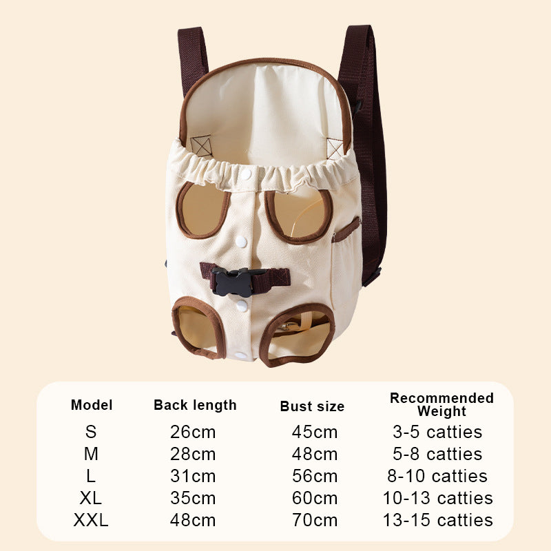 Cartoon Cute Pet Front Bag