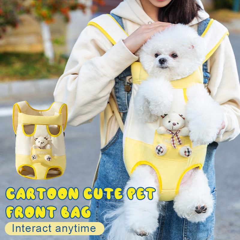 Cartoon Cute Pet Front Bag