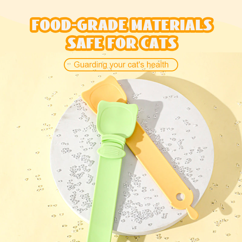 🐾Cat Strip Non-Dirty Hand Feeding Spoon