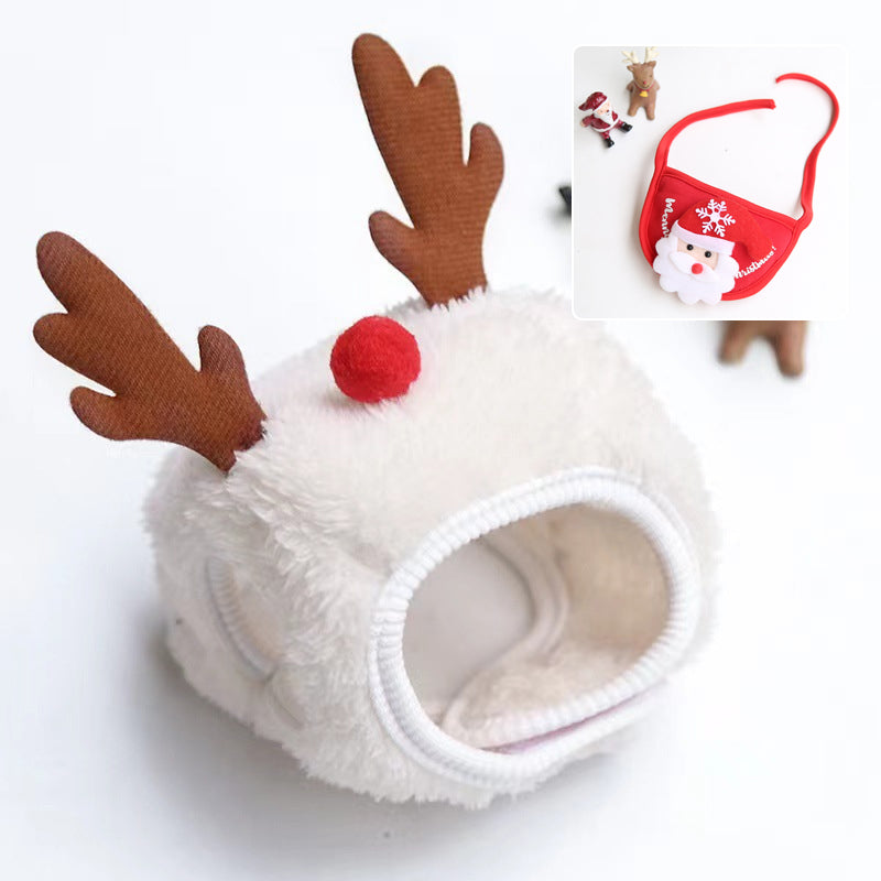🐾Adorable Christmas Tree Pom-Pom Hat