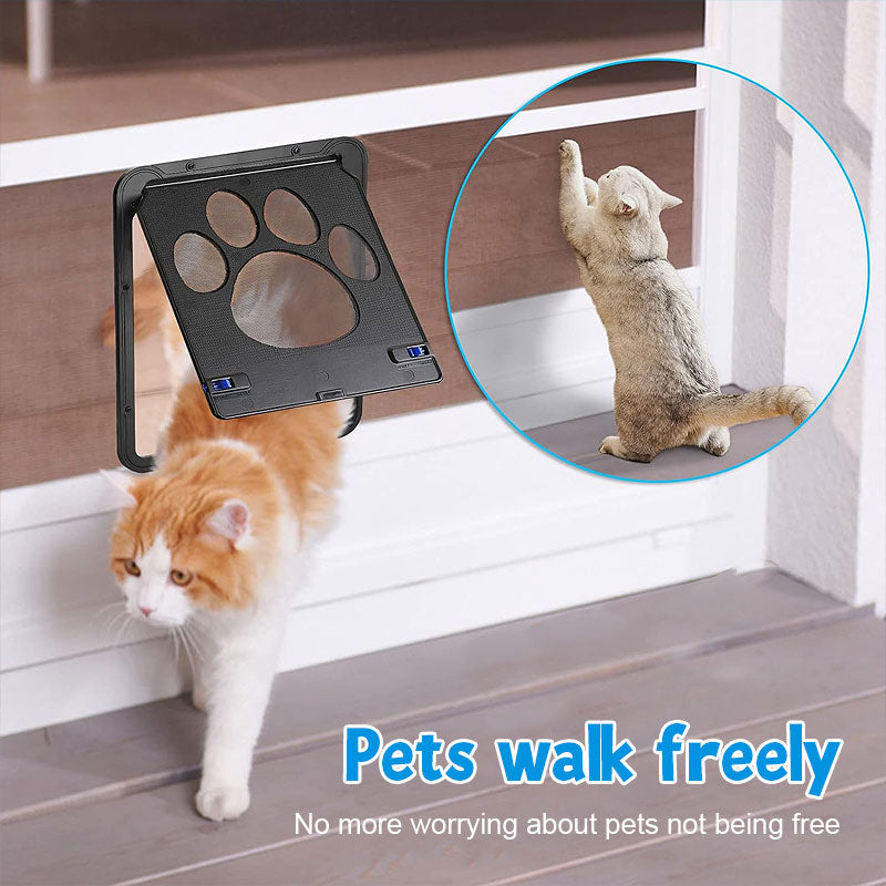 🐾Pet Screen Door Magnetic Lockable Dog Flap