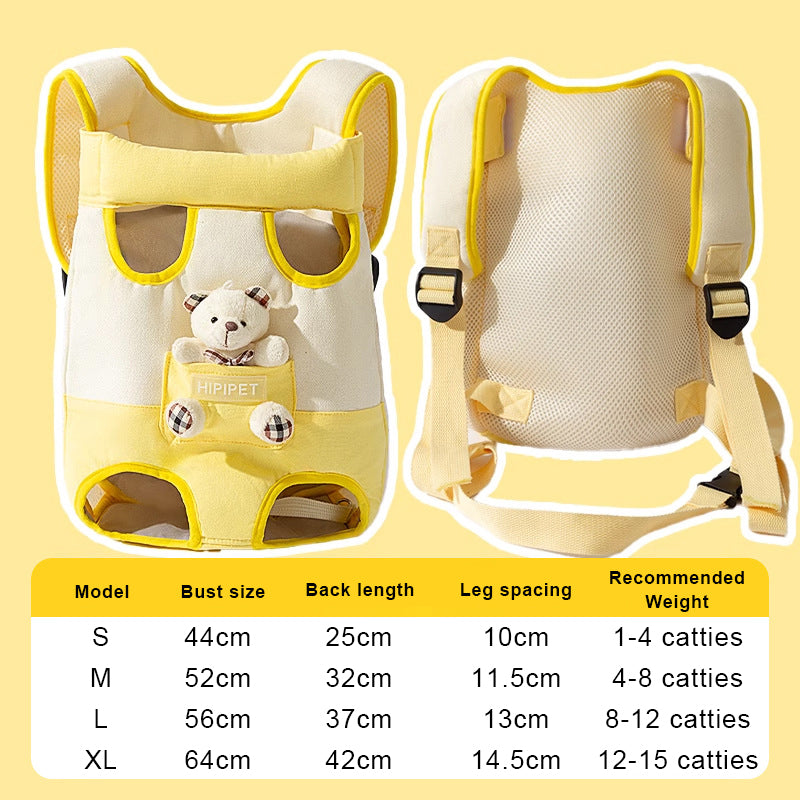 Cartoon Cute Pet Front Bag
