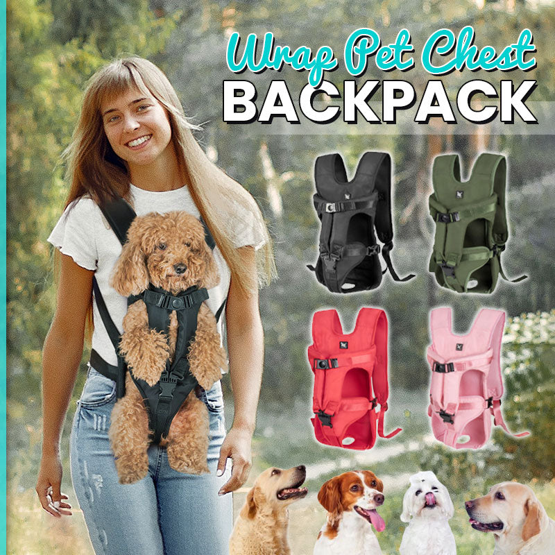 š¾Wrap Pet Chest Backpack