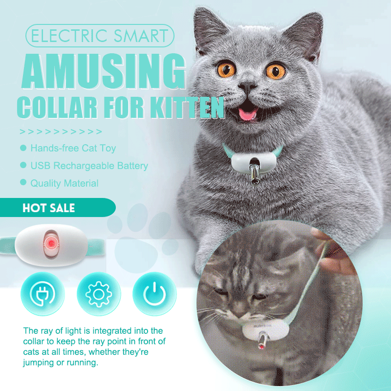 🐾Laser Collar Cat Teaser Toy