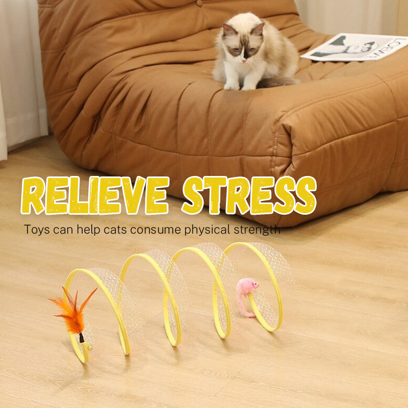 🐾S-Type Cat Tunnel Toy