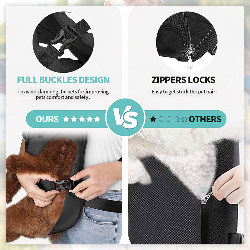 š¾Wrap Pet Chest Backpack