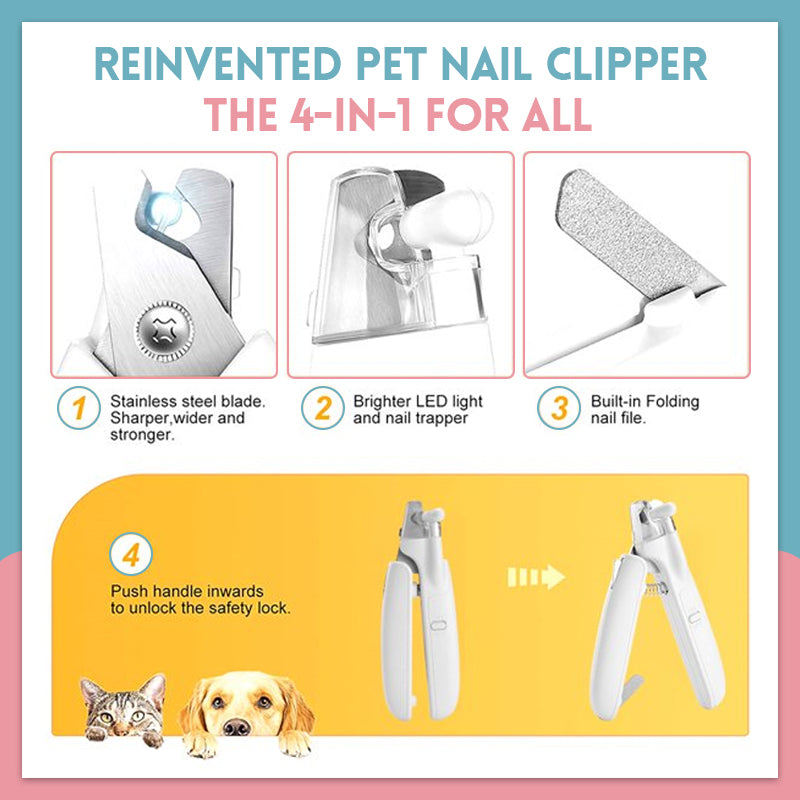 🐾Pet LED Light Nail Clipper
