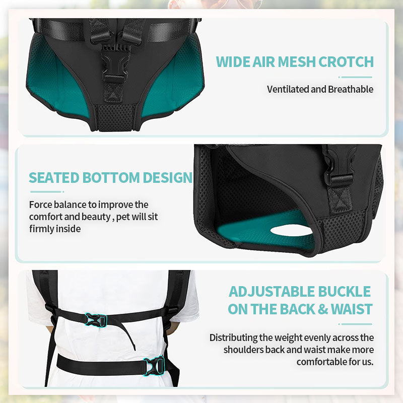 š¾Wrap Pet Chest Backpack