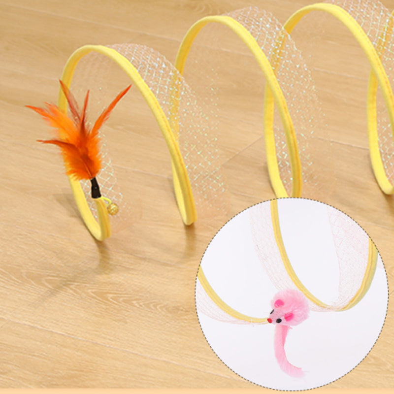 🐾S-Type Cat Tunnel Toy