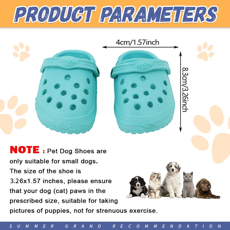 🐾Summer Dog Shoes with Rugged Anti-Slip Sole
