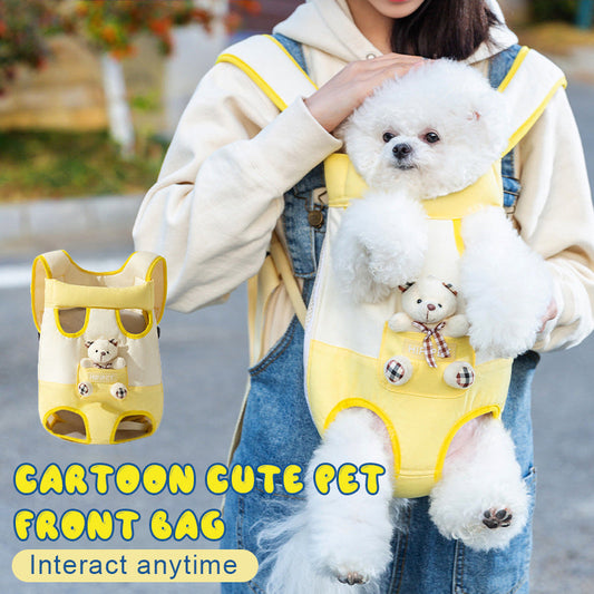 Cartoon Cute Pet Front Bag