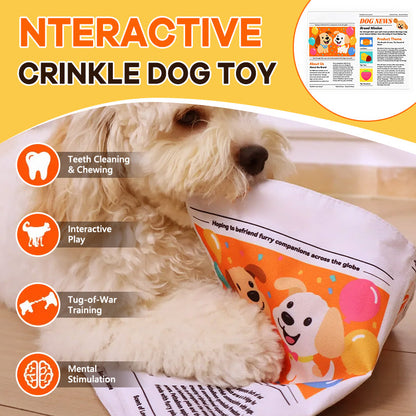 🐾Nteractive Crinkle Dog Toy