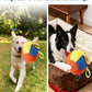 🐾10/18/22" Herding Ball for Dogs & Horses - Tear-Resistant Inflatable Toy with Heavy-Duty Handle Cover & Pump - Durable Exercise Ball for Large Pets