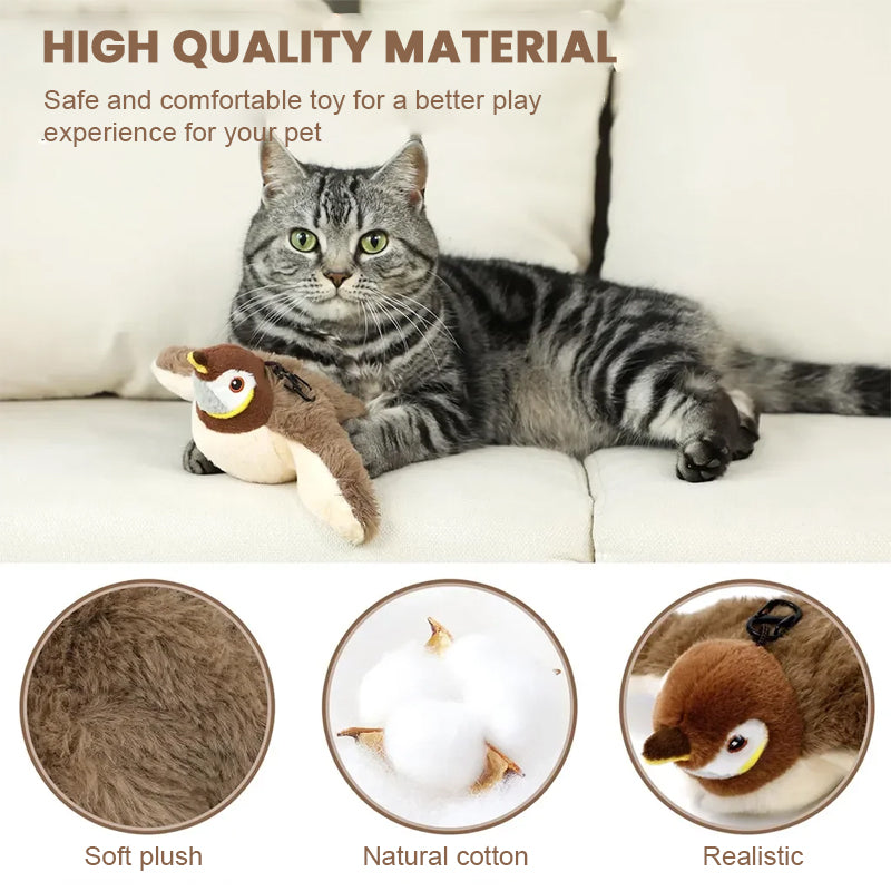 😻Simulation Electric Sparrow Shaking Bird
