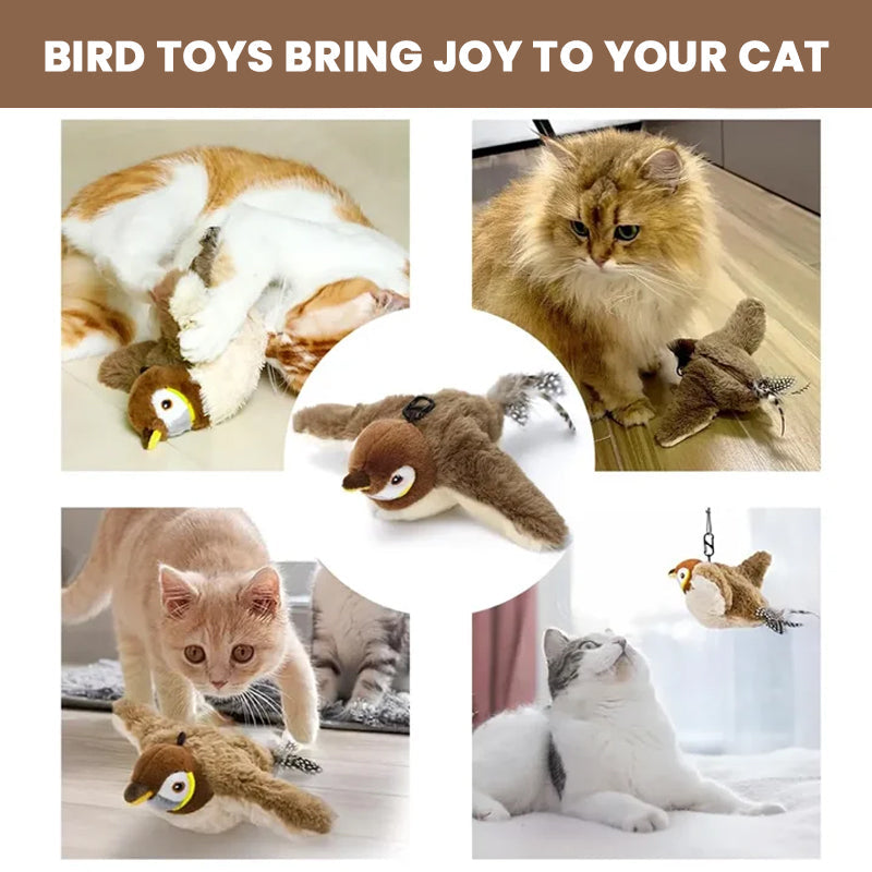 😻Simulation Electric Sparrow Shaking Bird