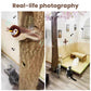 😻Simulation Electric Sparrow Shaking Bird
