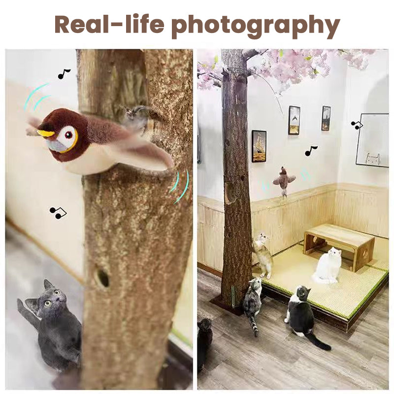 😻Simulation Electric Sparrow Shaking Bird