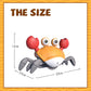 🐾Pet Electric Induction Crab Toy