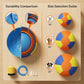 🐾10/18/22" Herding Ball for Dogs & Horses - Tear-Resistant Inflatable Toy with Heavy-Duty Handle Cover & Pump - Durable Exercise Ball for Large Pets