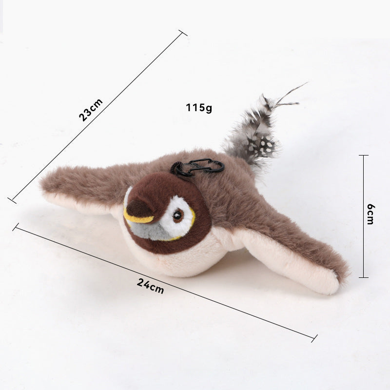 😻Simulation Electric Sparrow Shaking Bird