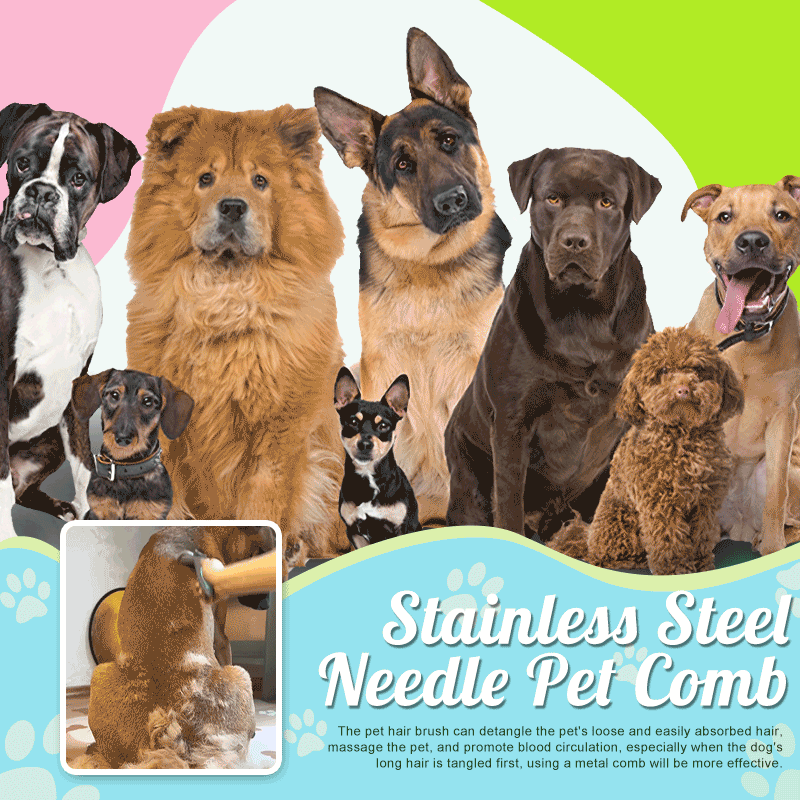🐾Stainless Steel Needle Pet Comb