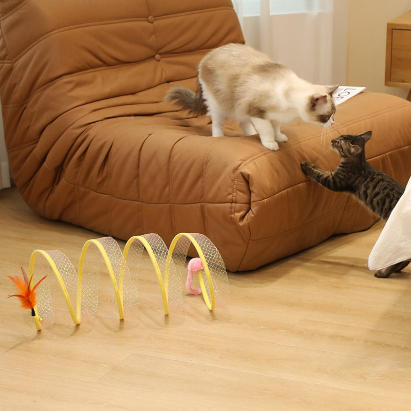 🐾S-Type Cat Tunnel Toy