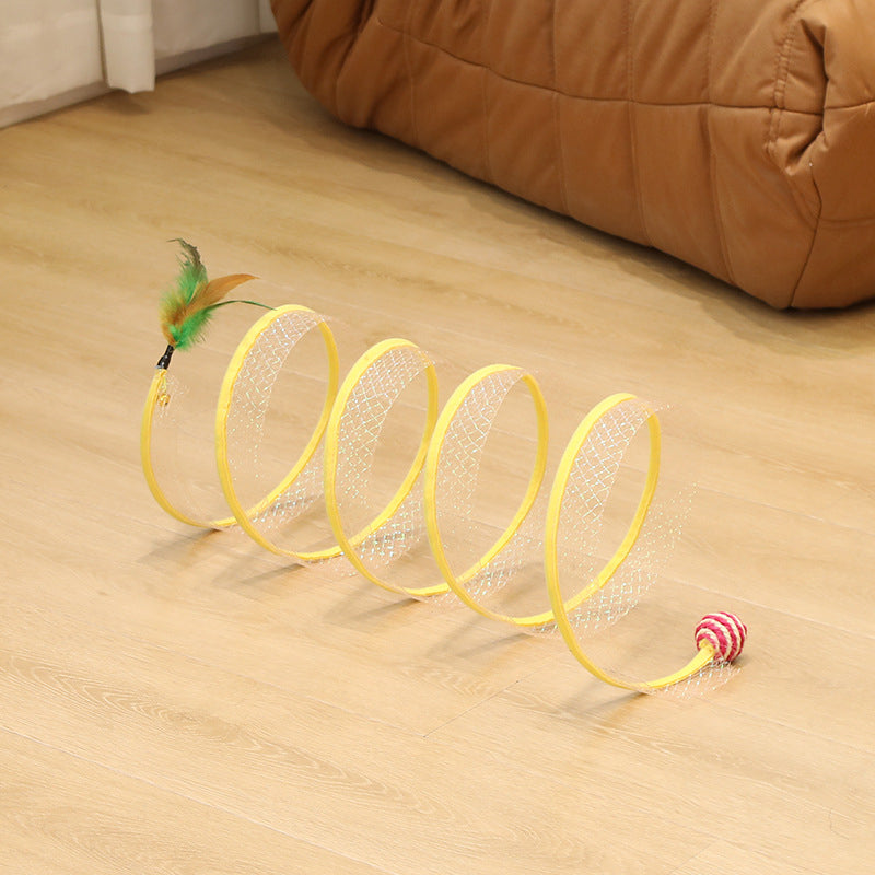 🐾S-Type Cat Tunnel Toy