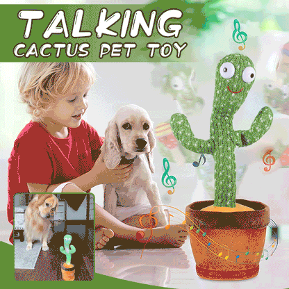 🐾Talking Cactus Pet Toy