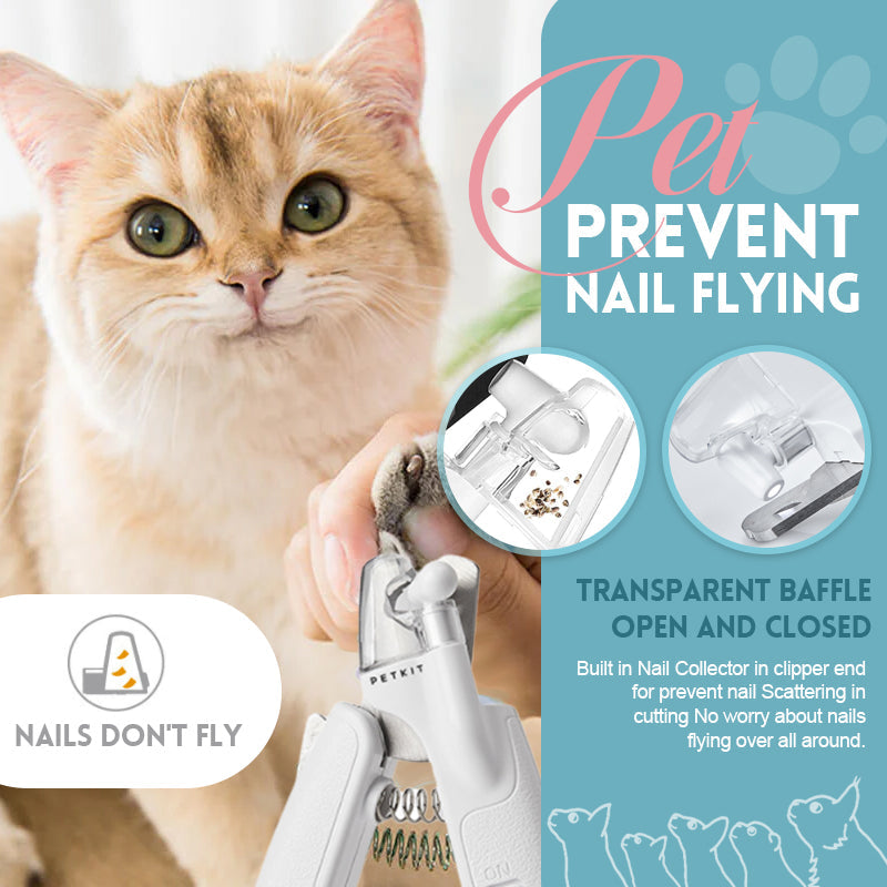 Pet Nail Clipper Scissors Splash-proof Pet Dog Cat Nail Claw