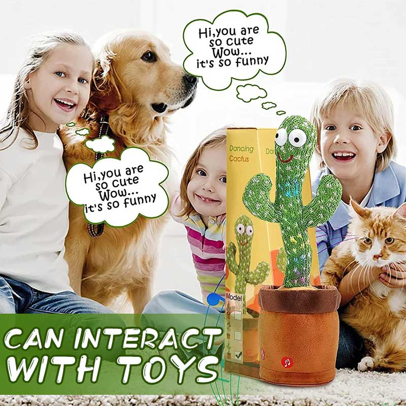 🐾Talking Cactus Pet Toy