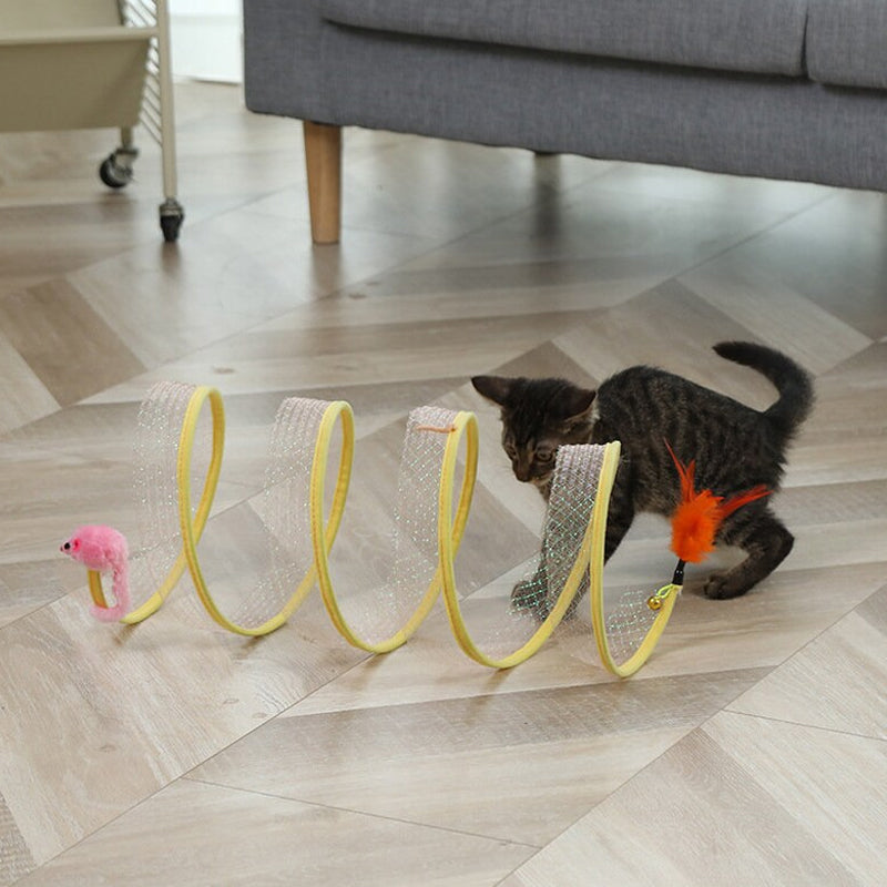 🐾S-Type Cat Tunnel Toy