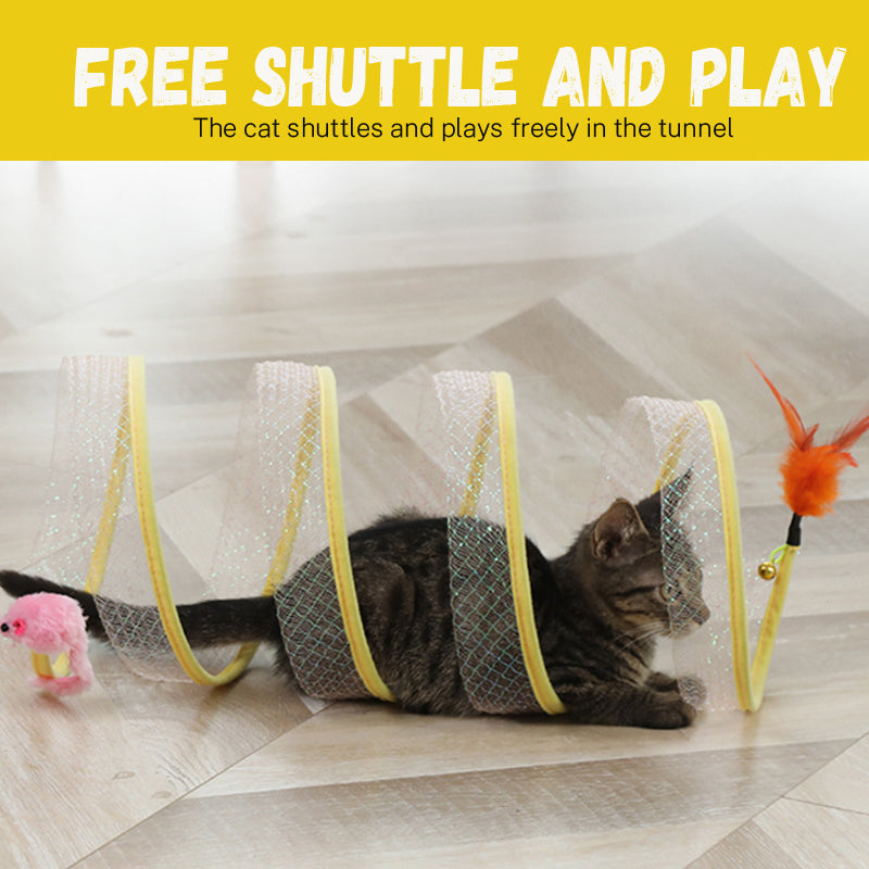🐾S-Type Cat Tunnel Toy