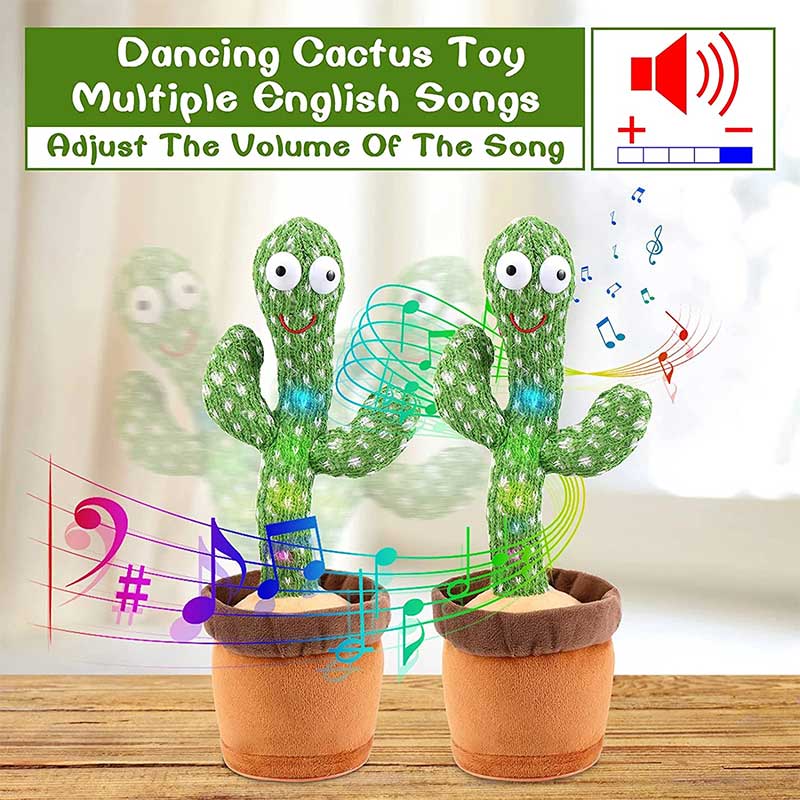 🐾Talking Cactus Pet Toy