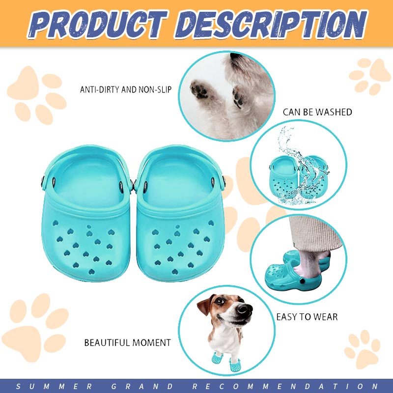 🐾Summer Dog Shoes with Rugged Anti-Slip Sole