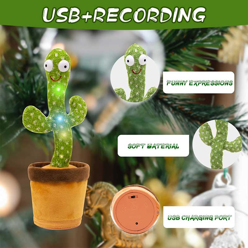🐾Talking Cactus Pet Toy